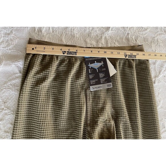 POLARTEC Power Dry Drawers Mid Weight Cold Weather Gen III Olive Large-Reg NWT - Picture 3 of 11